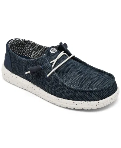 Hey Dude Wendy Stretch Sox Slipon In Blue
