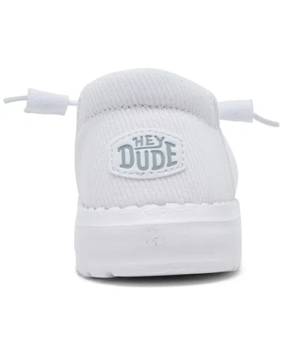 Hey Dude Wendy Stretch Canvas Slipon In White