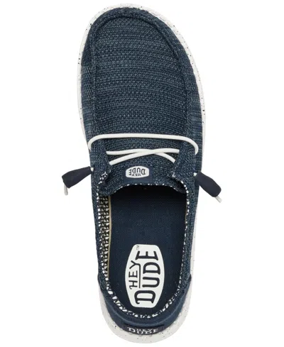 Hey Dude Wendy Stretch Sox Slipon In Blue