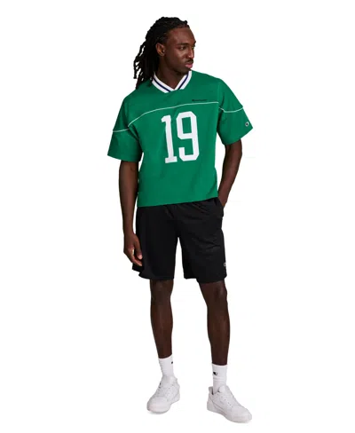 Champion Gridiron Football Jersey, Script Logo In Green