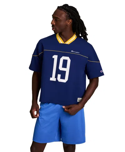 Champion Gridiron Football Jersey, Script Logo In Blue