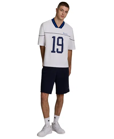 Champion Gridiron Football Jersey, Script Logo In White