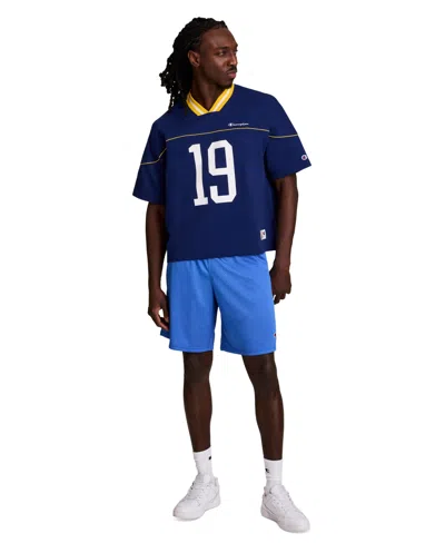 Champion Gridiron Football Jersey, Script Logo In Blue