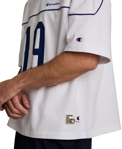 Champion Gridiron Football Jersey, Script Logo In White