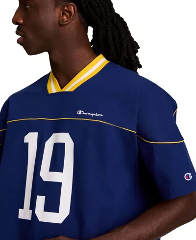 Champion Gridiron Football Jersey, Script Logo In Blue