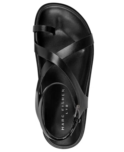 Marc Fisher Ltd Bevy Ankle Strap Sandal In Black