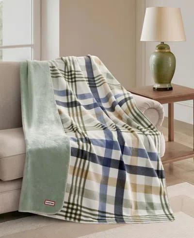 Hunter Designer Reversible Plush Throws, 50" X 70" In Multi