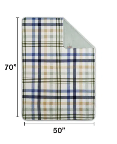 Hunter Designer Reversible Plush Throws, 50" X 70" In Multi