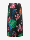 VALENTINO TROPICAL DREAM JACQUARD SKIRT,11856242