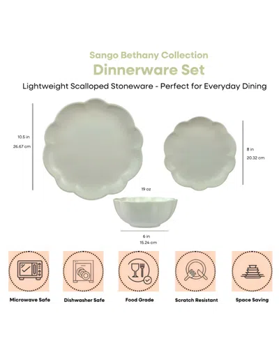 Sango Bethany Green 12-pc. Dinnerware Set, Service For 4 In Green