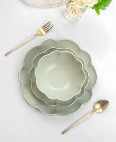 Sango Bethany Green 12-pc. Dinnerware Set, Service For 4 In Green