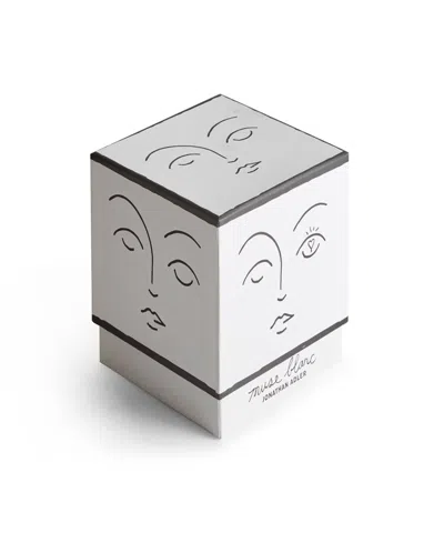 Jonathan Adler Muse Blanc 5" Ceramic Candle In White