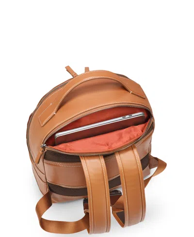 Delsey Paris Chatelet 12.25" Leather Backpack In Pattern