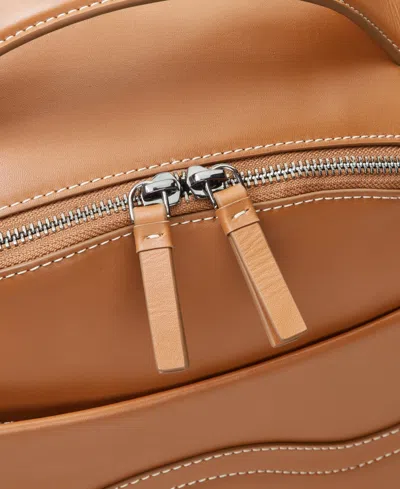 Delsey Paris Chatelet 12.25" Leather Backpack In Pattern
