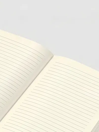 Hide & Jack Royal Notes Pebbled-effect Notebook In Gray
