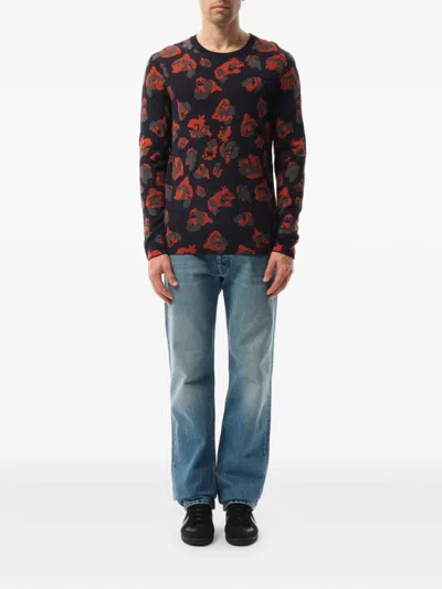 Lanvin Leopard Jacq Sweatshirter In Multi