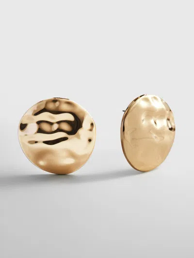 Baublebar Odette Hammered Statement Stud Earrings In Green