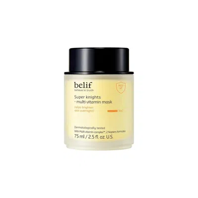Belif Super Knights Multi-vitamin Mask 2.54 oz Skin Care 8801051484335 In Transparent