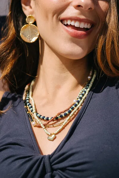 Noonday Kindred Heart Necklace In Multi