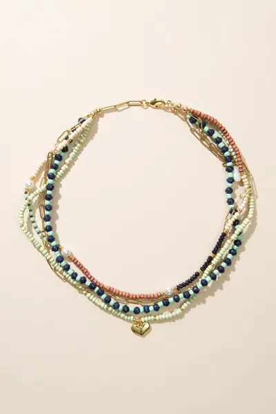 Noonday Kindred Heart Necklace In Multi