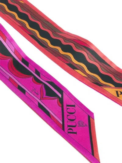 Pucci Mixed-print Silk Twill In Multi