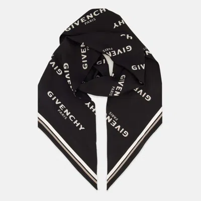 Givenchy Shadow Bicolor Bandeau In Silk In Black