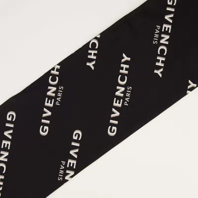 Givenchy Shadow Bicolor Bandeau In Silk In Black