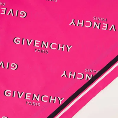 Givenchy Shadow Small Square In Silk In Pink