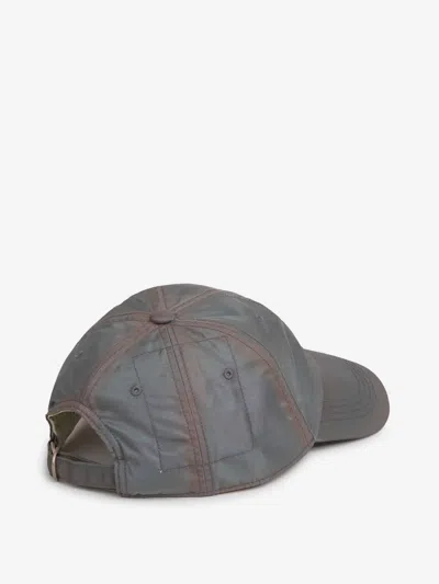Acne Studios Logo Patch Cap In Green