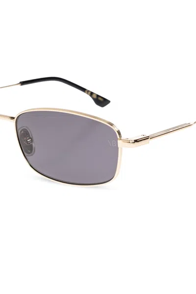 Victoria Beckham Rectangular Frame Sunglasses In Black
