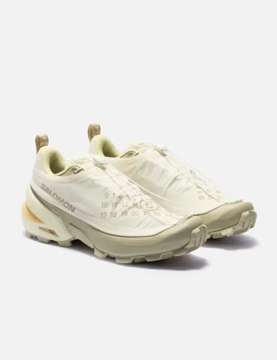 Mm6 Maison Margiela White Polyamide Athletic Sneakers In Multi