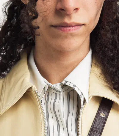 Rag & Bone Marin Stripe Layered Shirt In Cream Stripe In Multi
