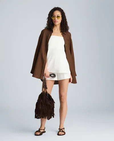 Kenneth Cole Pull On Short In White