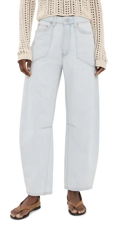 Dl1961 Miro Barrel High Rise Jeans In Saltstone In Blue