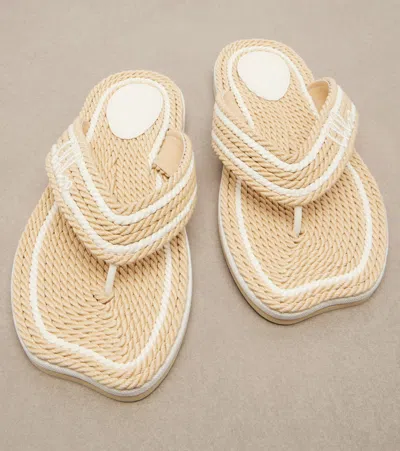 Chloé Sand Thong Sandals In Multi