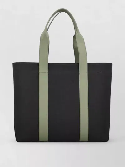 Givenchy Large Canvas Tote Bag Rectangular Handles In Black