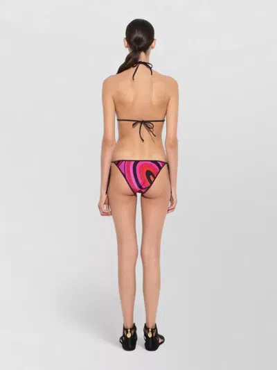Pucci Iride Graphic Triangle Bikini Set In Multi