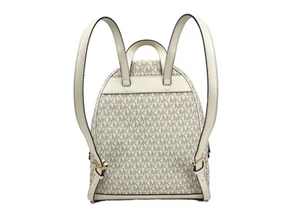Michael Kors Rhea Medium Pvc Backpack Bookbag In Gray