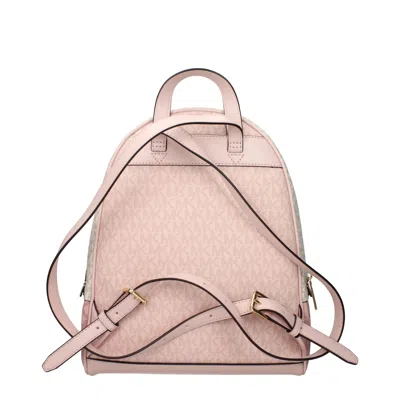 Michael Kors Multicolor Leather Backpack In Pink