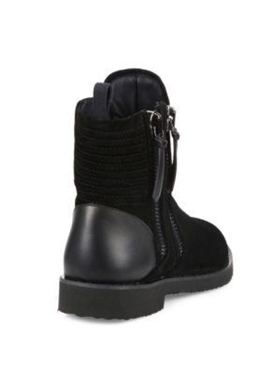 Shop Giuseppe Zanotti Giuseppe X Zayn Zigi Double Zip Boots In Black