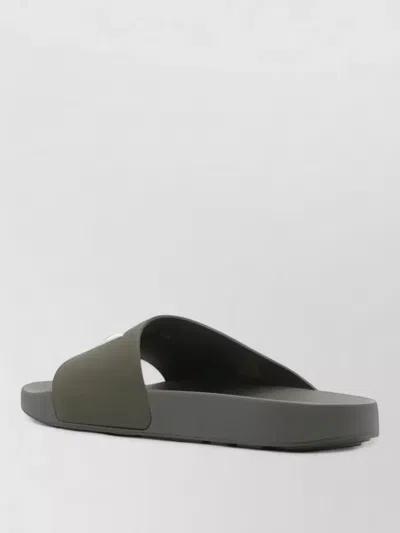Givenchy Logo Slide Flat Sandals Dust Bag In Multi