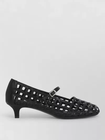 Ash High Heel Pumps Round Toe Ankle Strap In Multi