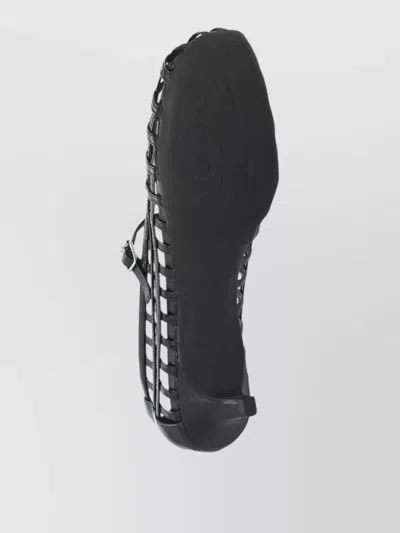 Ash High Heel Pumps Round Toe Ankle Strap In Multi