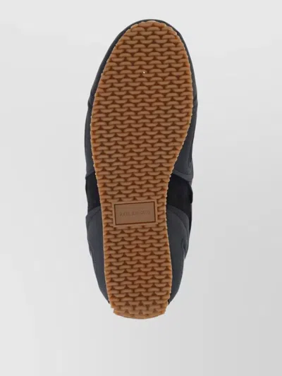 Axel Arigato Slow Runner Black Sneaker With Insert Design And Grooved Sole In Leather And Suede Woman