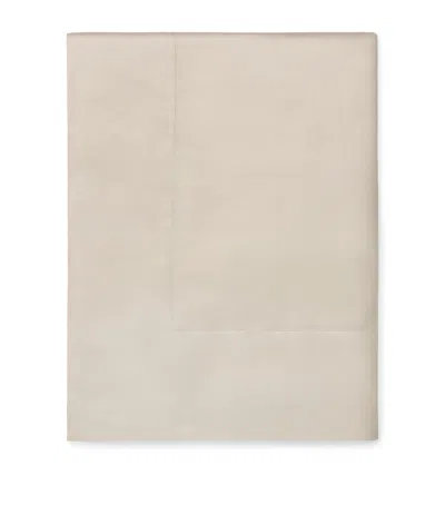 Pratesi Lucente King Flat Sheet In Neutral