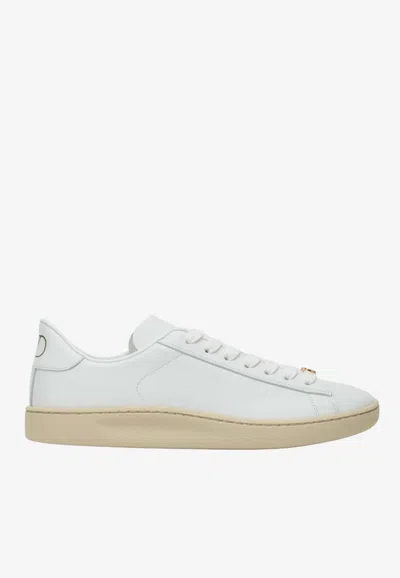 Valentino Garavani Woman Sneakers White Size 8 Leather In White