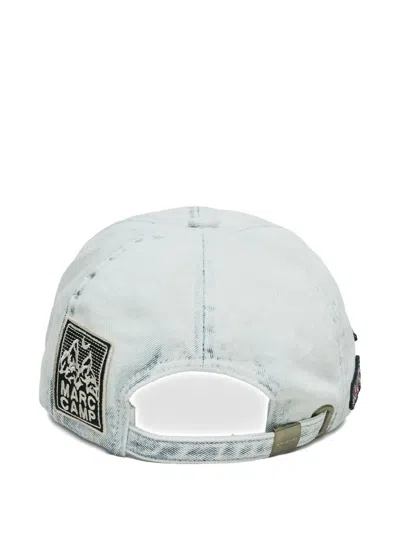 Marc Jacobs Tattoo Patch Denim Cap In Brown