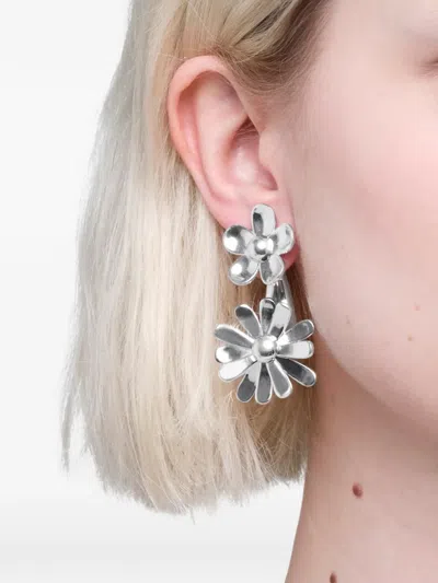 Marc Jacobs The Daisy Wild Statement Earring In White