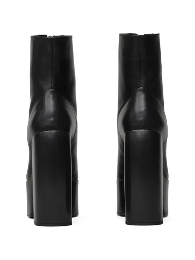 Marc Jacobs The Gigi Platform Ankle Boots In Black