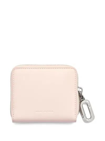 Marc Jacobs The Pop J-marc Compact Wallet In Pink